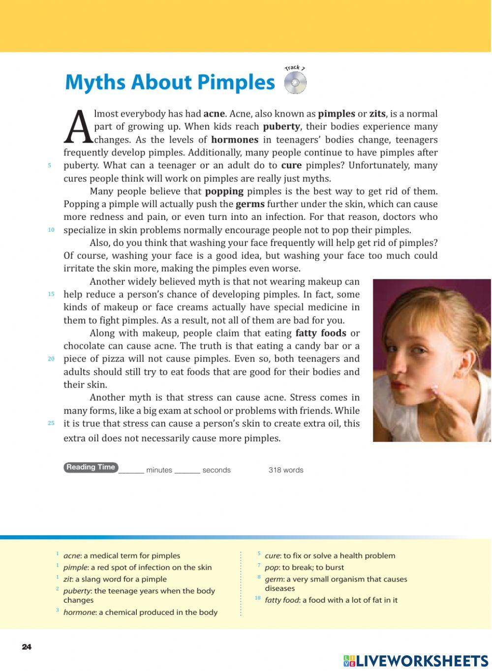 Guia 2.2 Healthy Myths about Pimples