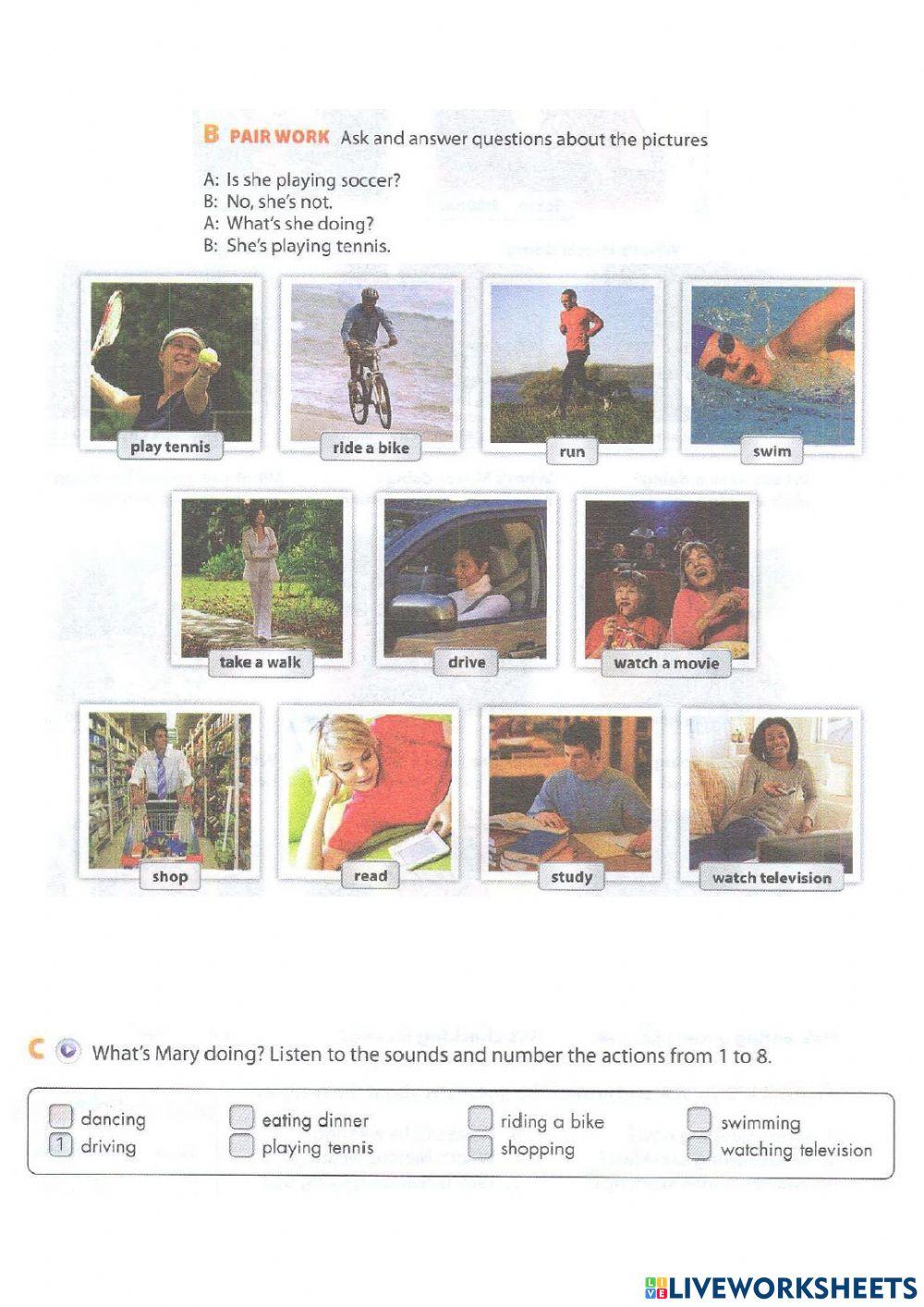 Lesson 12 - Present Continuous 2 Wh questions