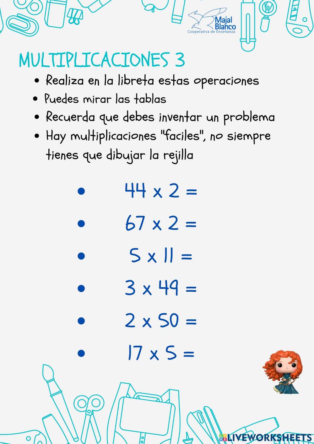 Multiplicaciones 3