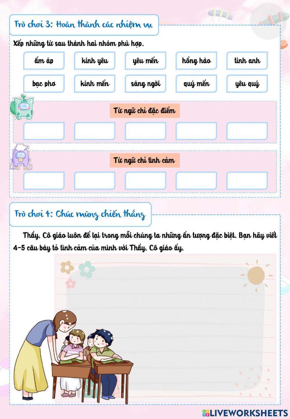 Ôn tập tiếng việt tuần 28