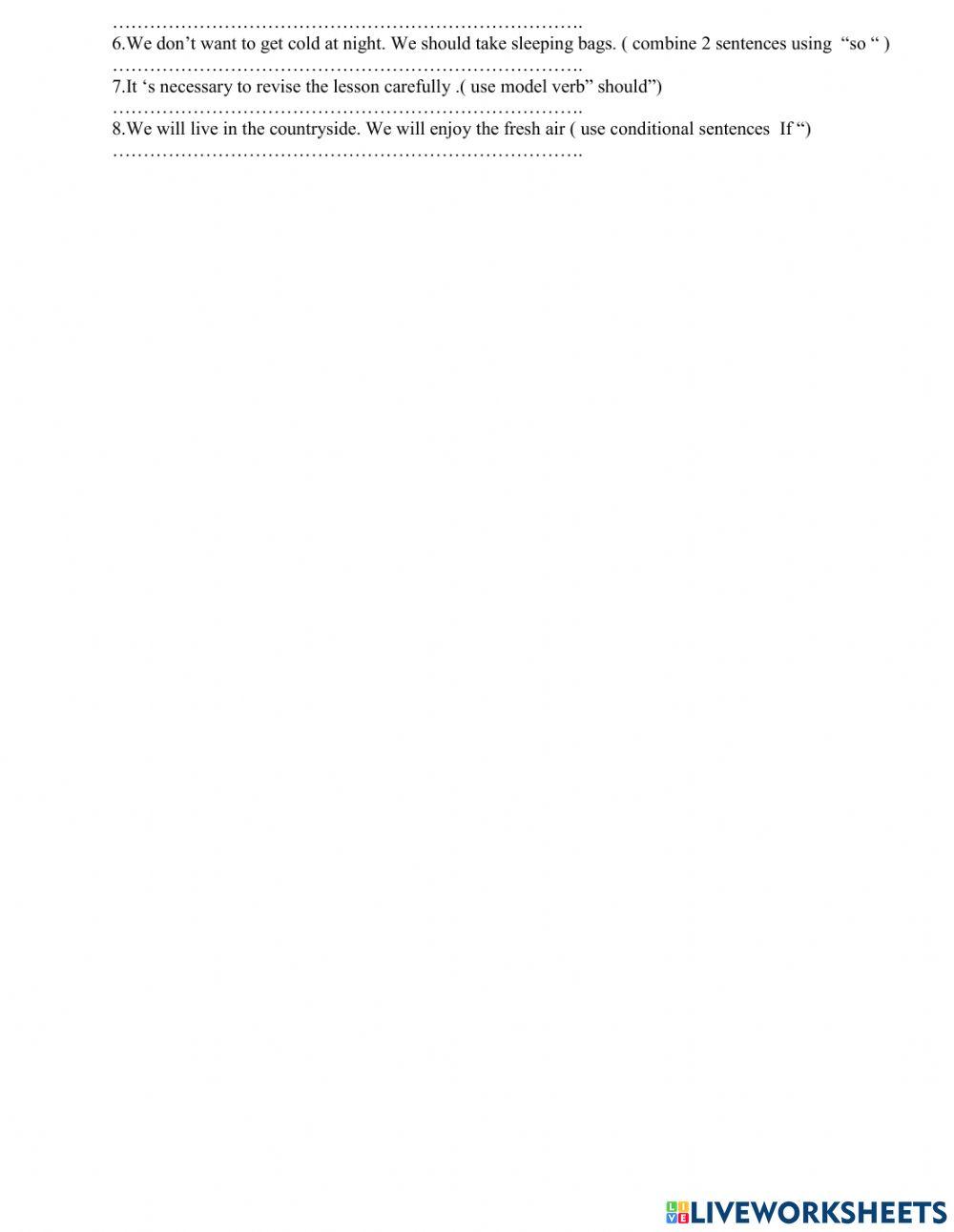 The second final exam-grade 6