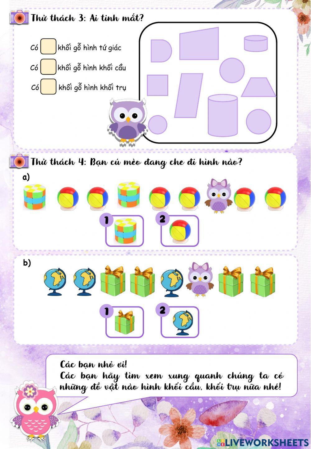 Phiếu ôn tập toán tuần 28