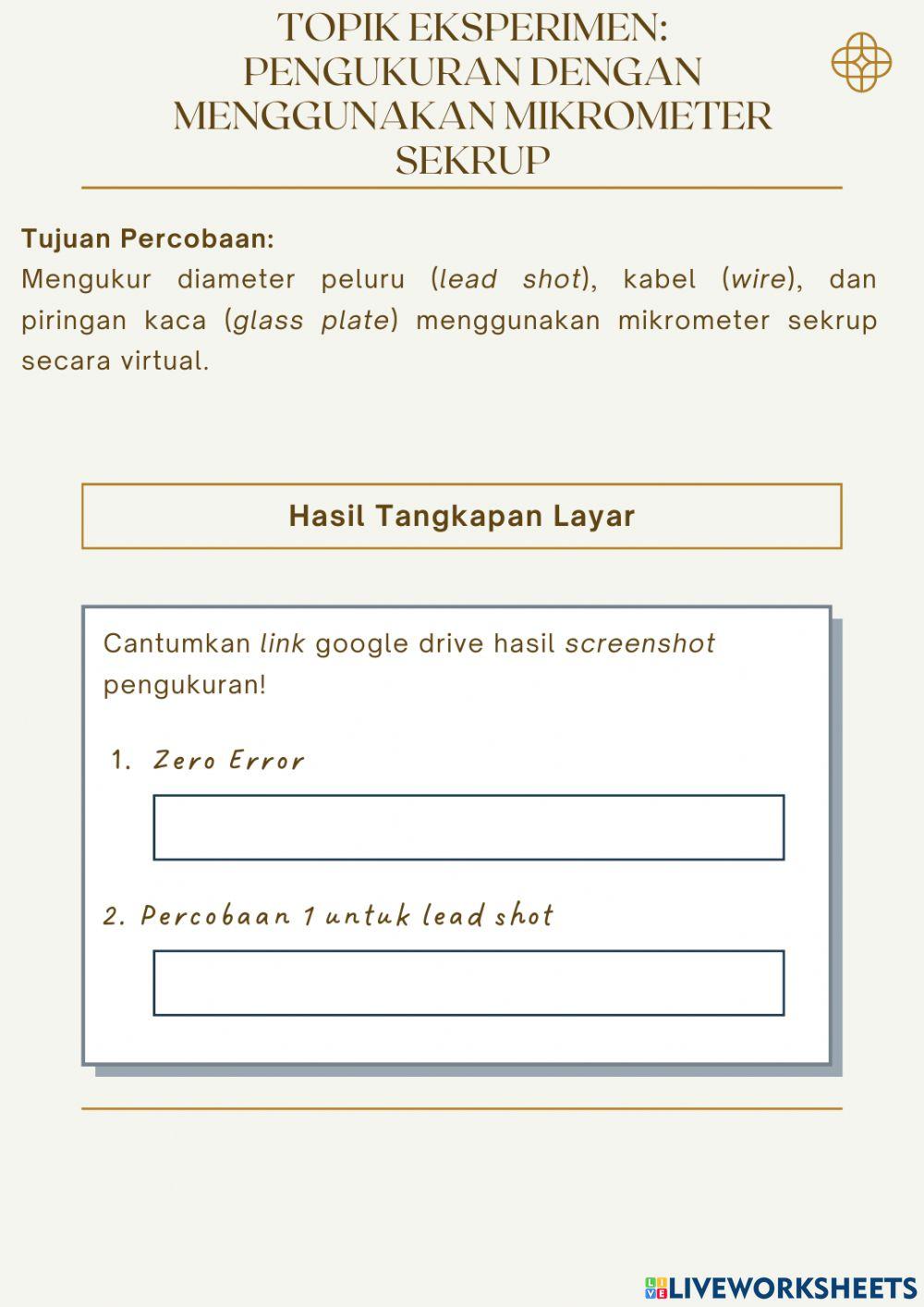 LKPD Mikrometer Sekrup