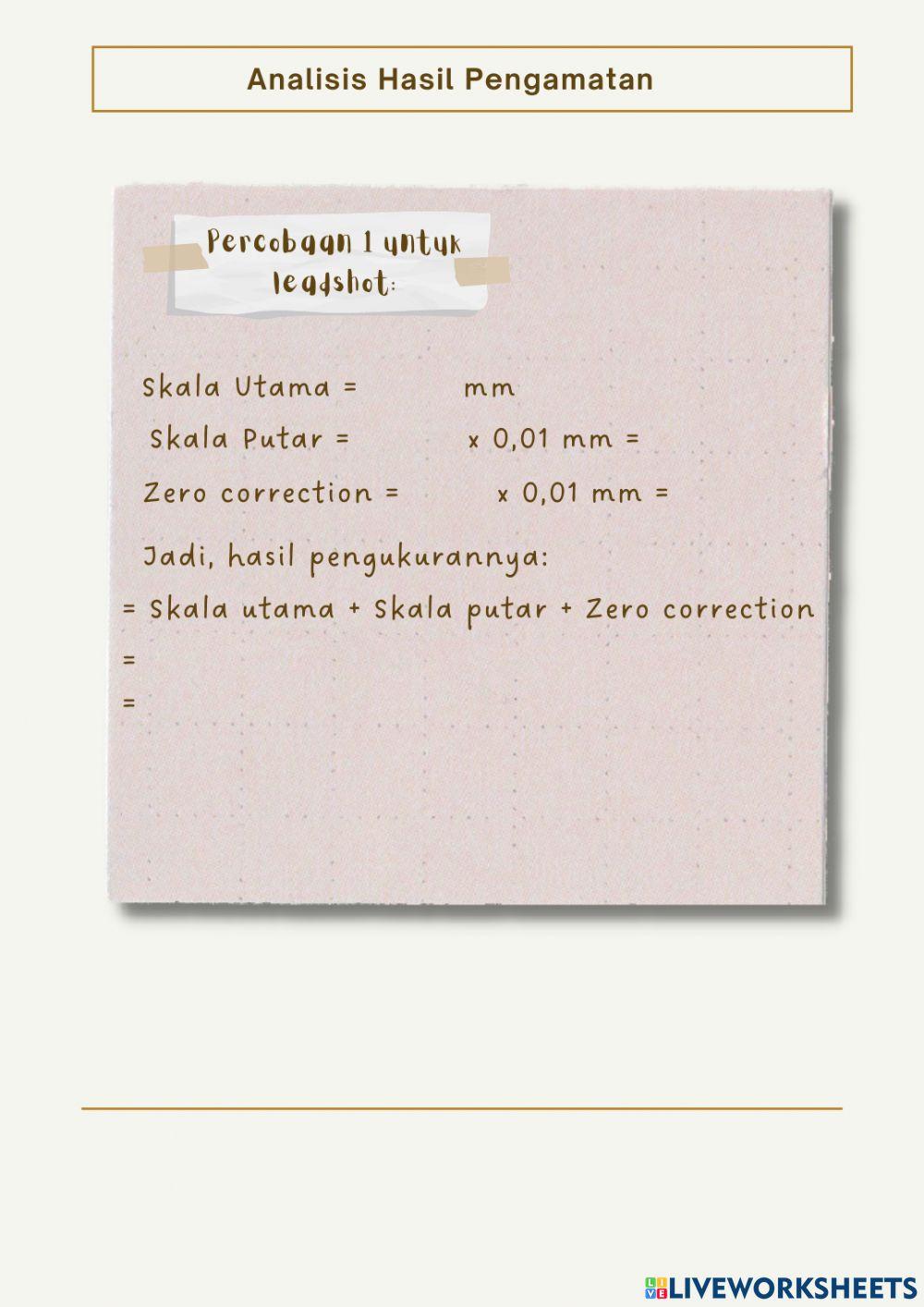 LKPD Mikrometer Sekrup