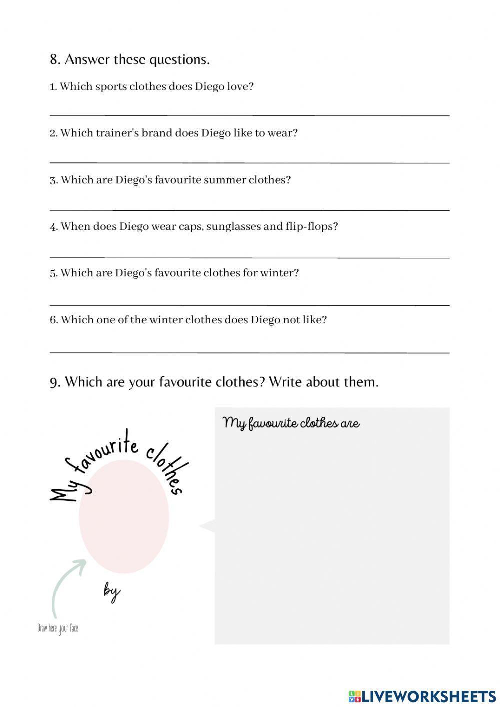 My favourite clothes