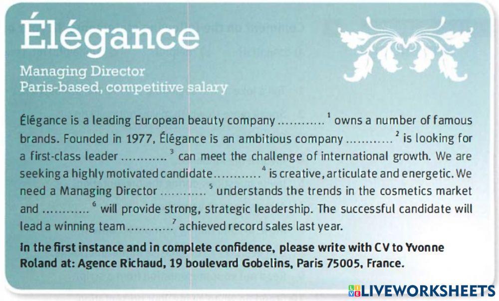 Market Leader Unit 10 Leadership