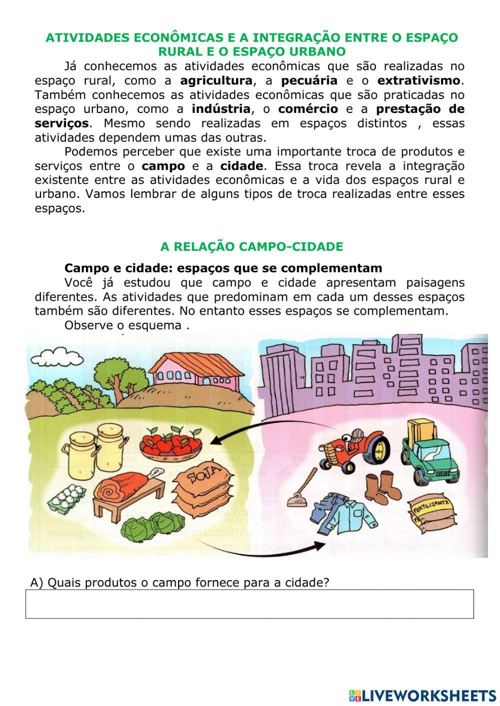 Cidade e campo - Parte I