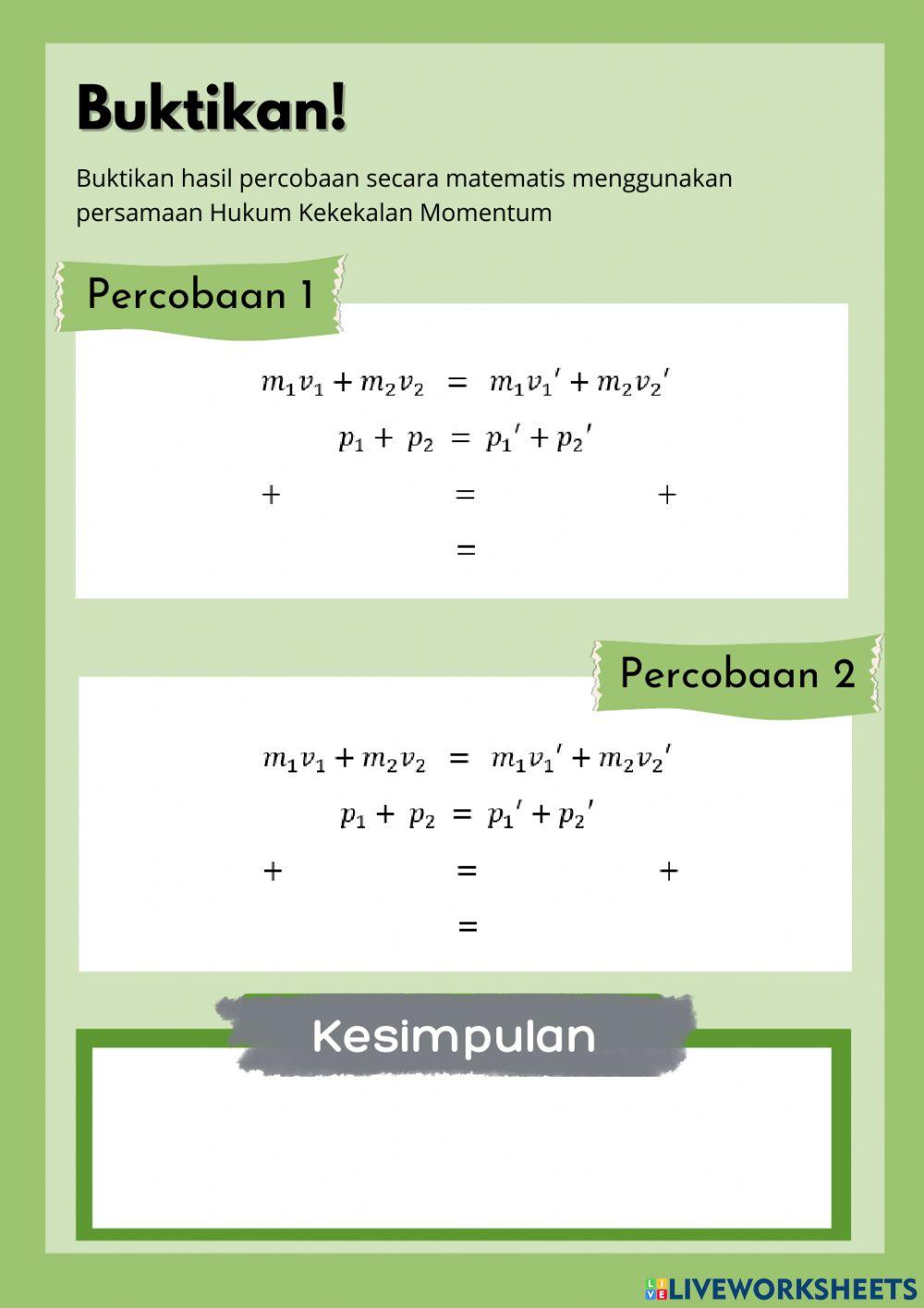 LKPD Momentum & Impuls