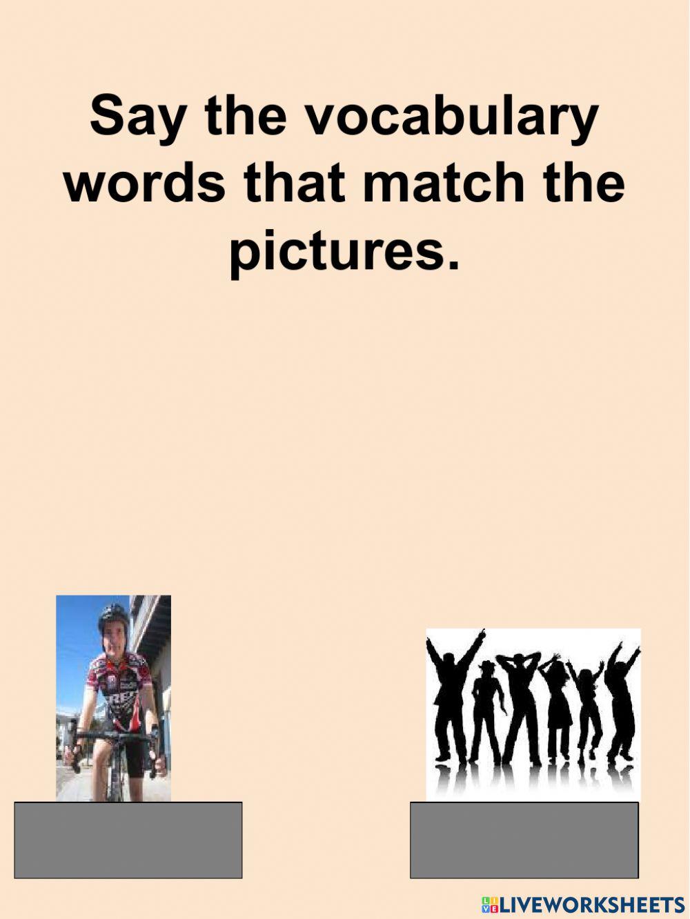 U2E3 Vocabulario Actividades extracurriculares