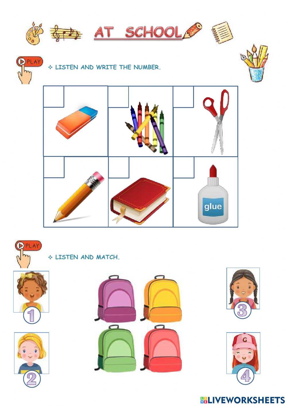 School items 2