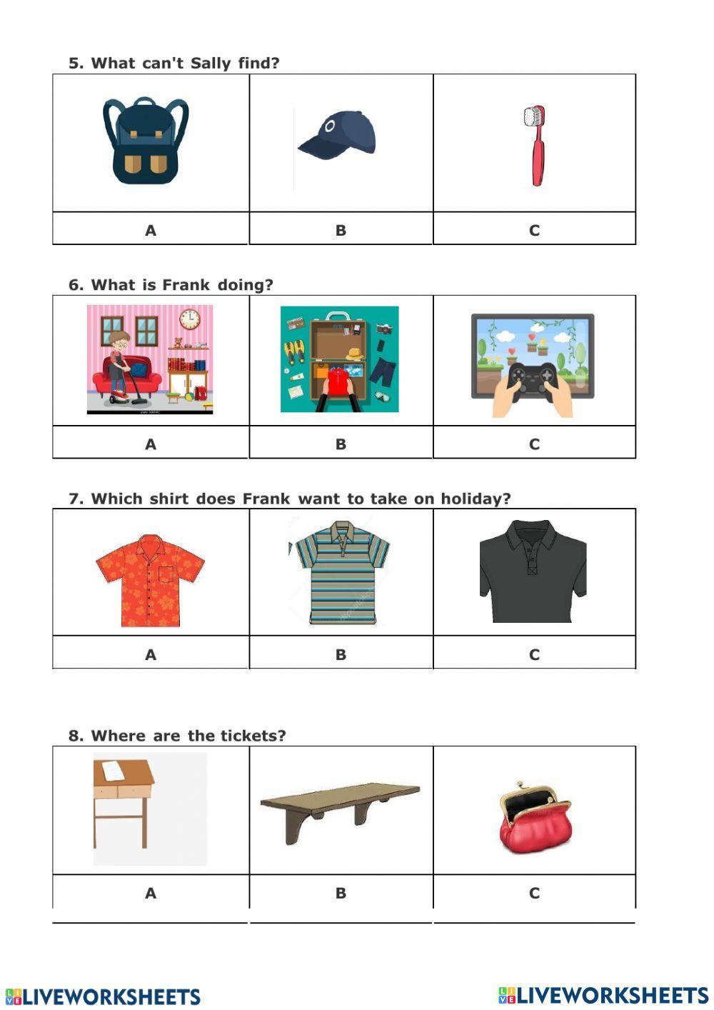 Movers 3 Listening Exam