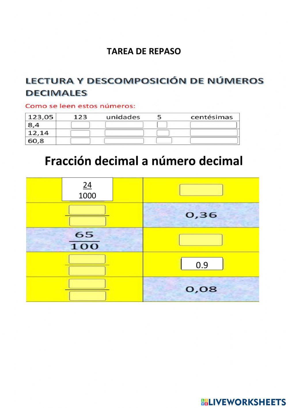 Fracciones Fracciones