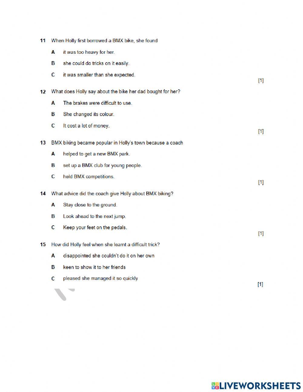 04.05.22- Gold A2A2+- KET Practice
