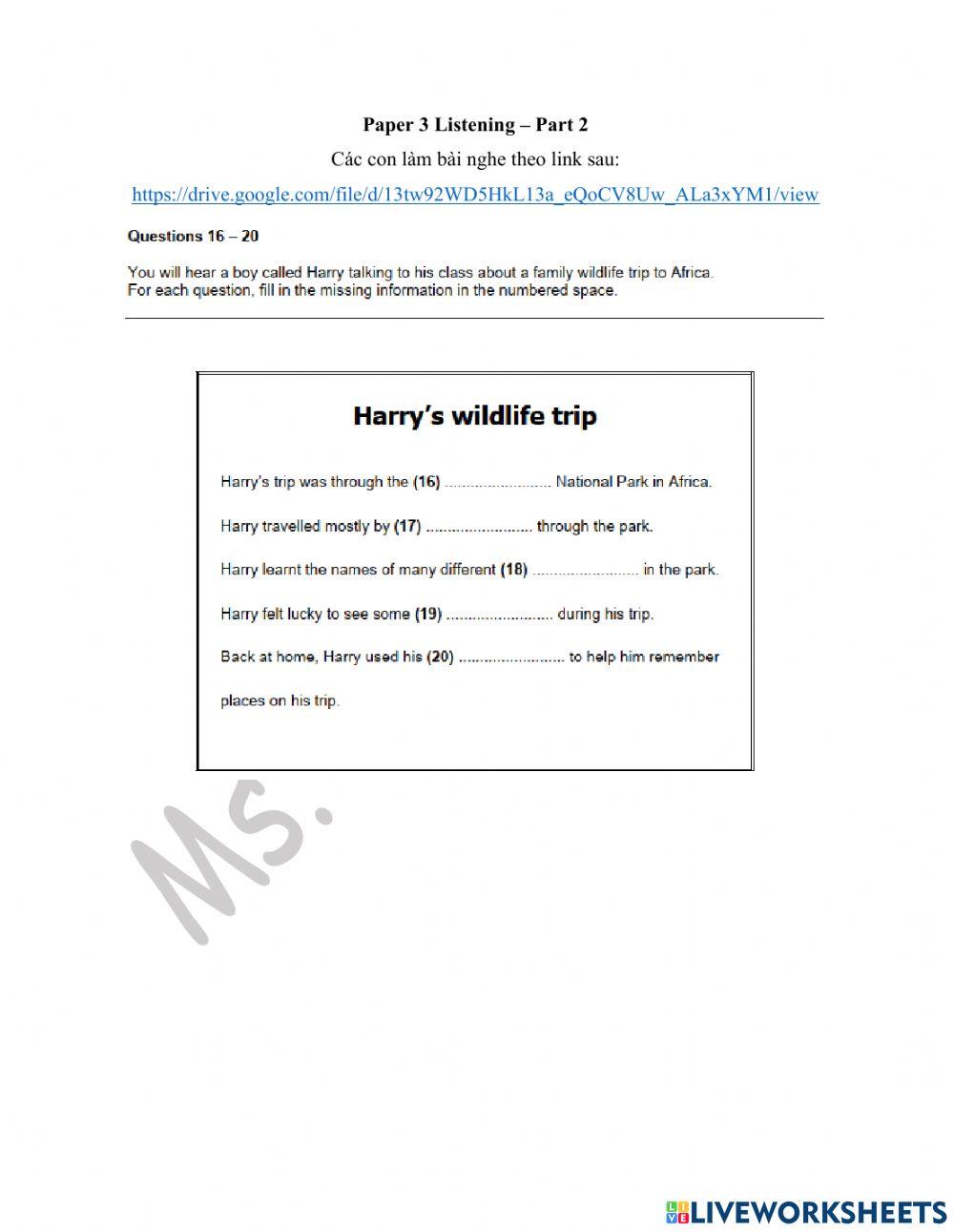 04.05.22- Gold A2A2+- KET Practice