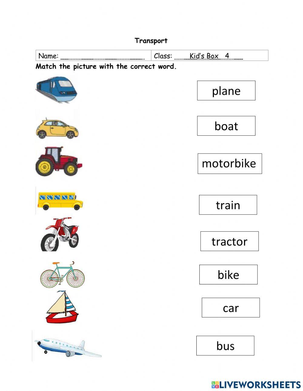 Transport and Simple Past
