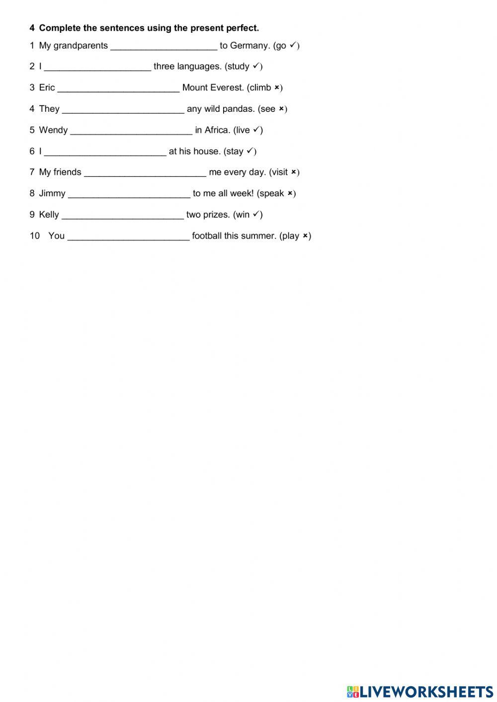 Grade 6. Grammar Vocabulary