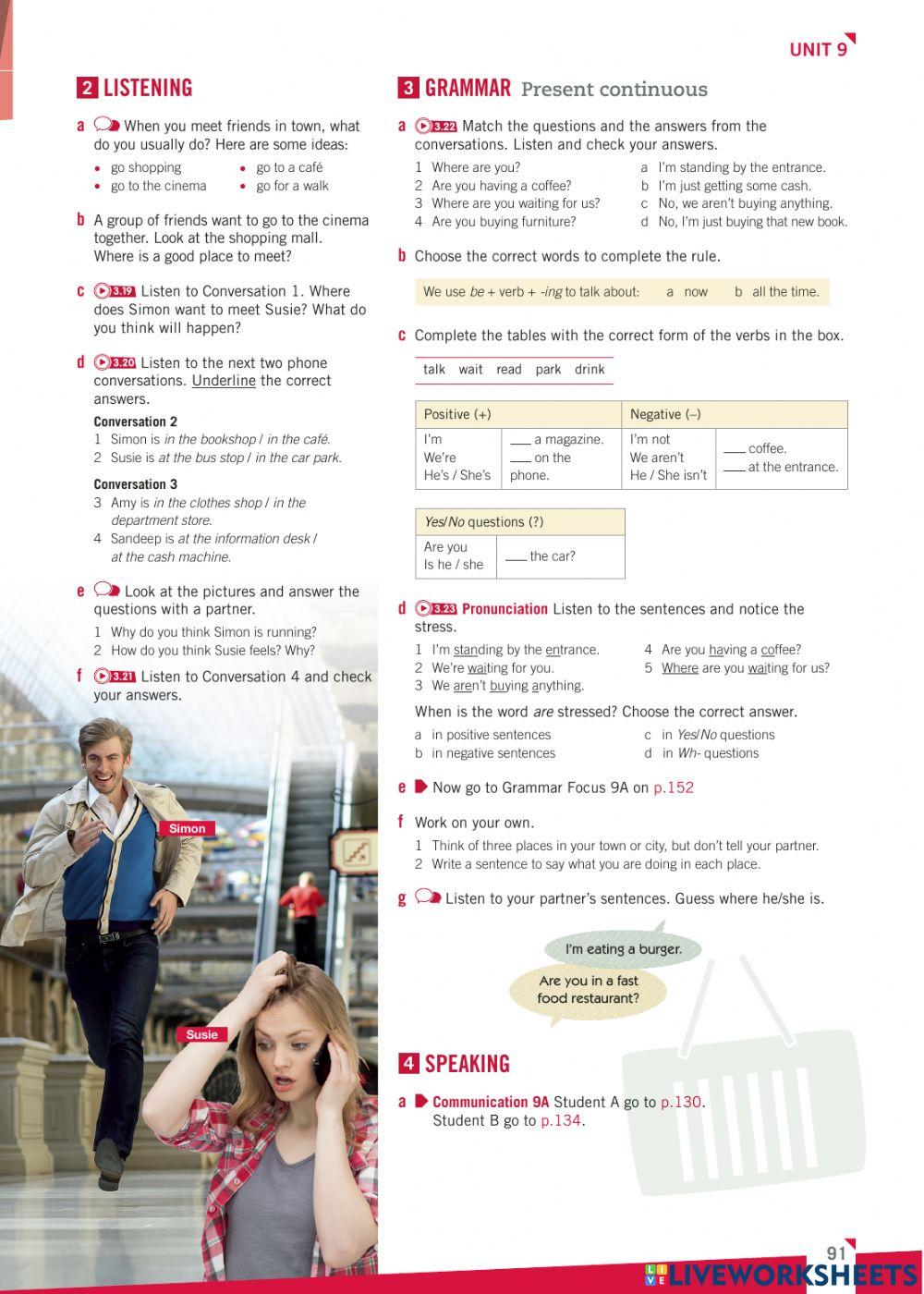 Empower - Elementary - Unit 9 pages 90, 91, 93