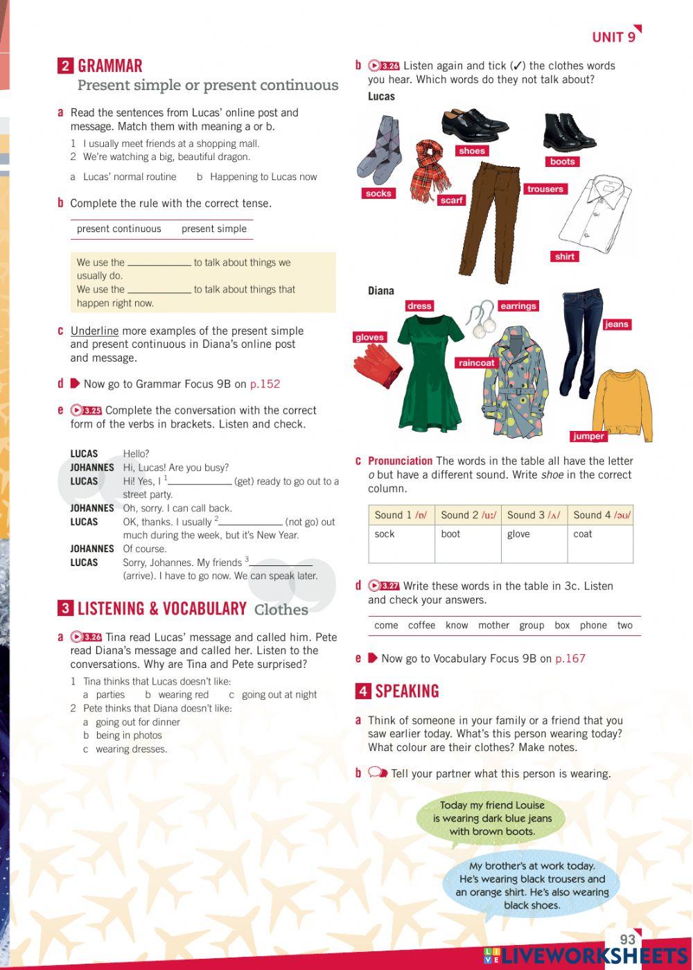 Empower - Elementary - Unit 9 pages 90, 91, 93