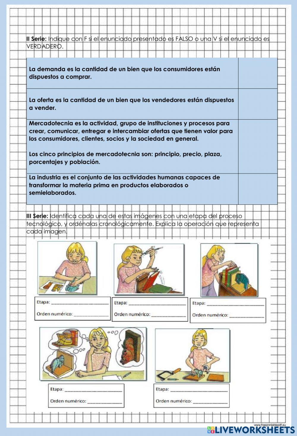 Evaluación Emprendimiento Segundo Básico V.A