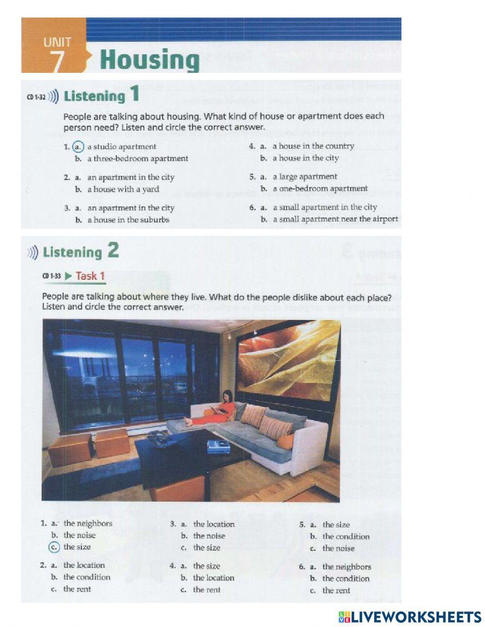 Tactics for listening expanding u 7 worksheet live worksheets