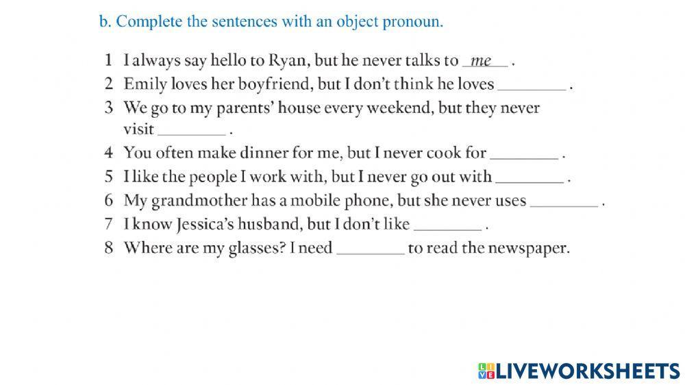 Unit 7B: Lights, camera, action!