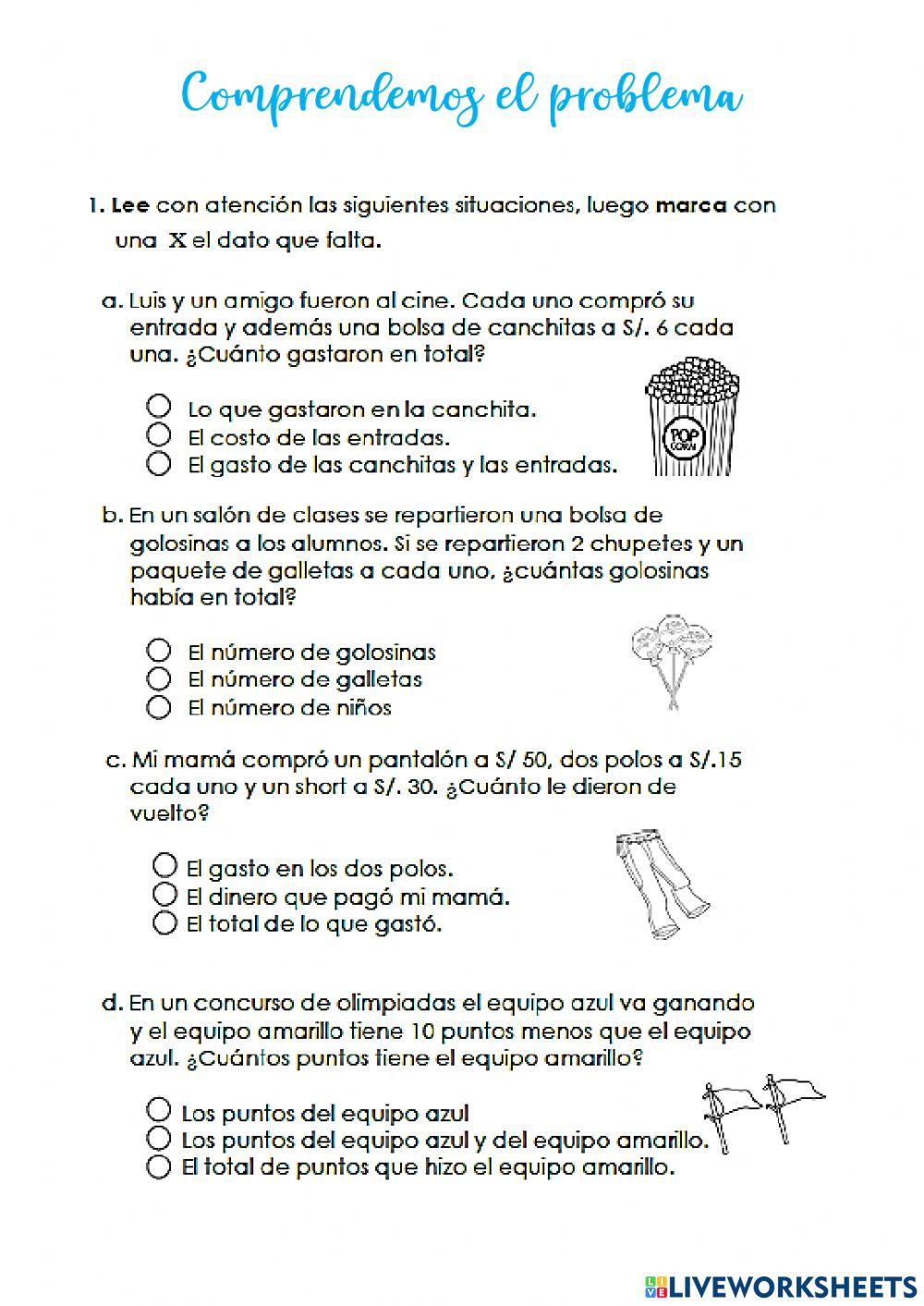 Comprensión del problema