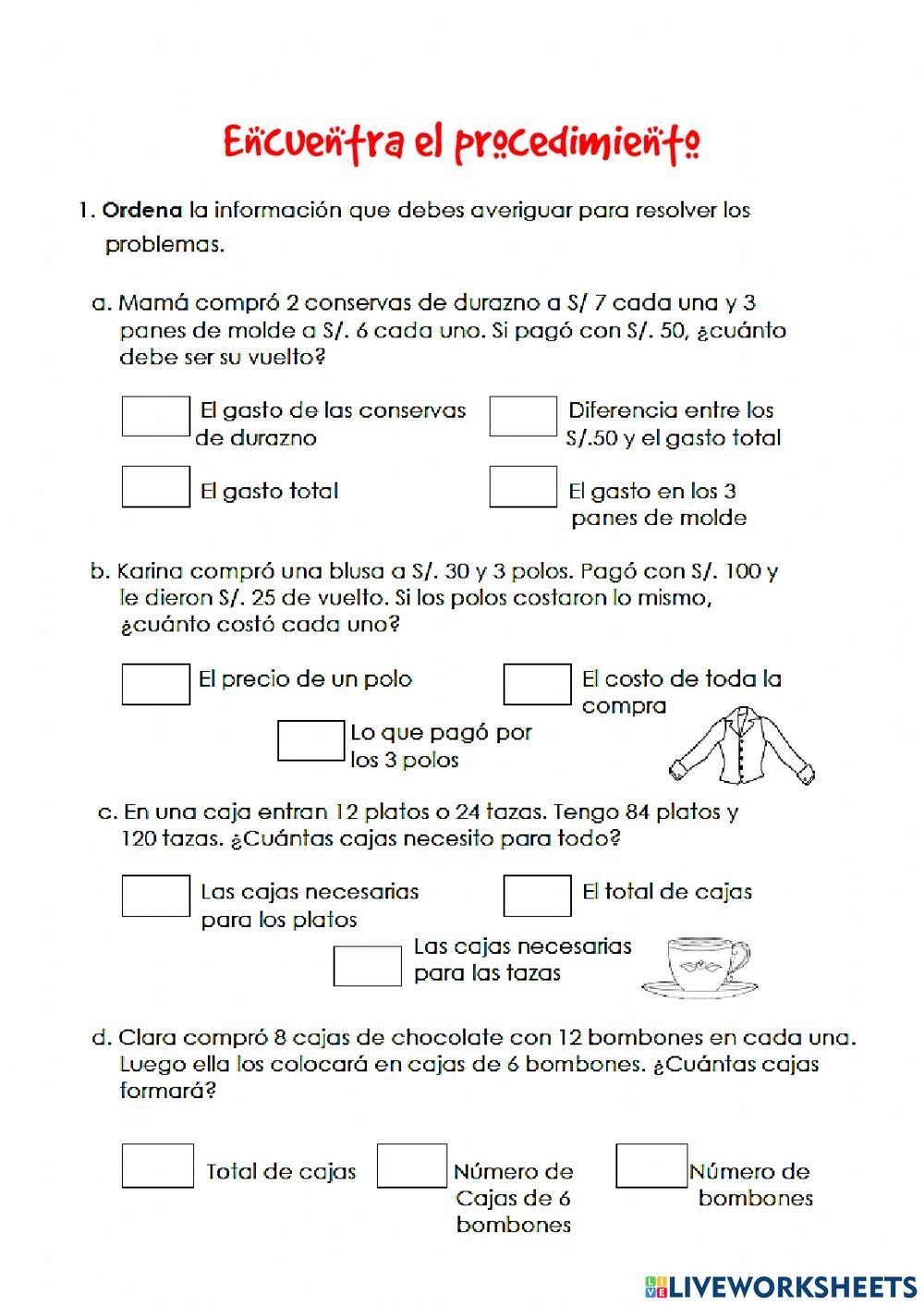 Encuentra el procedimiento