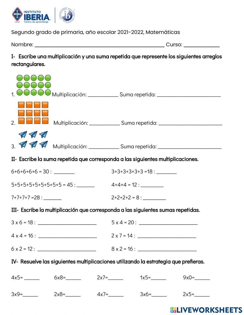 Multiplicación