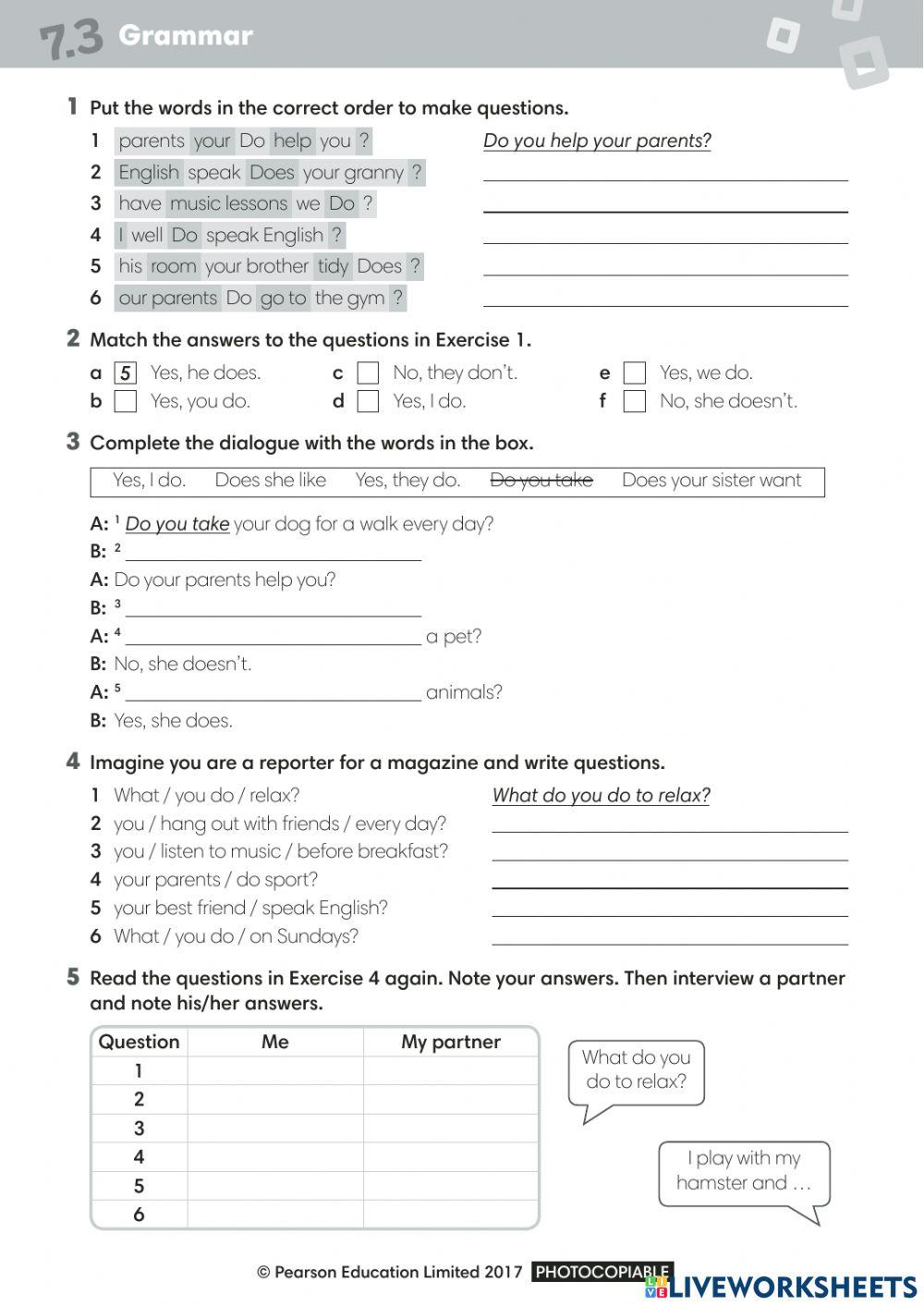 Go Getter1 Unit 7.2-7.3 Grammar