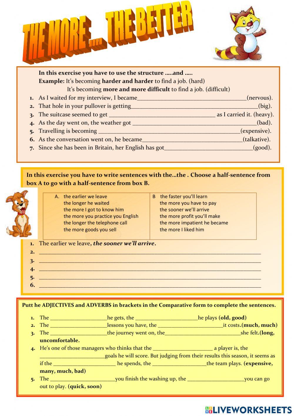 Comparisons the...the