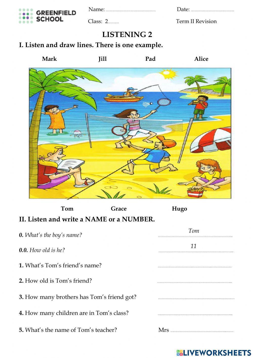 Look 2 - Endterm II listening 2