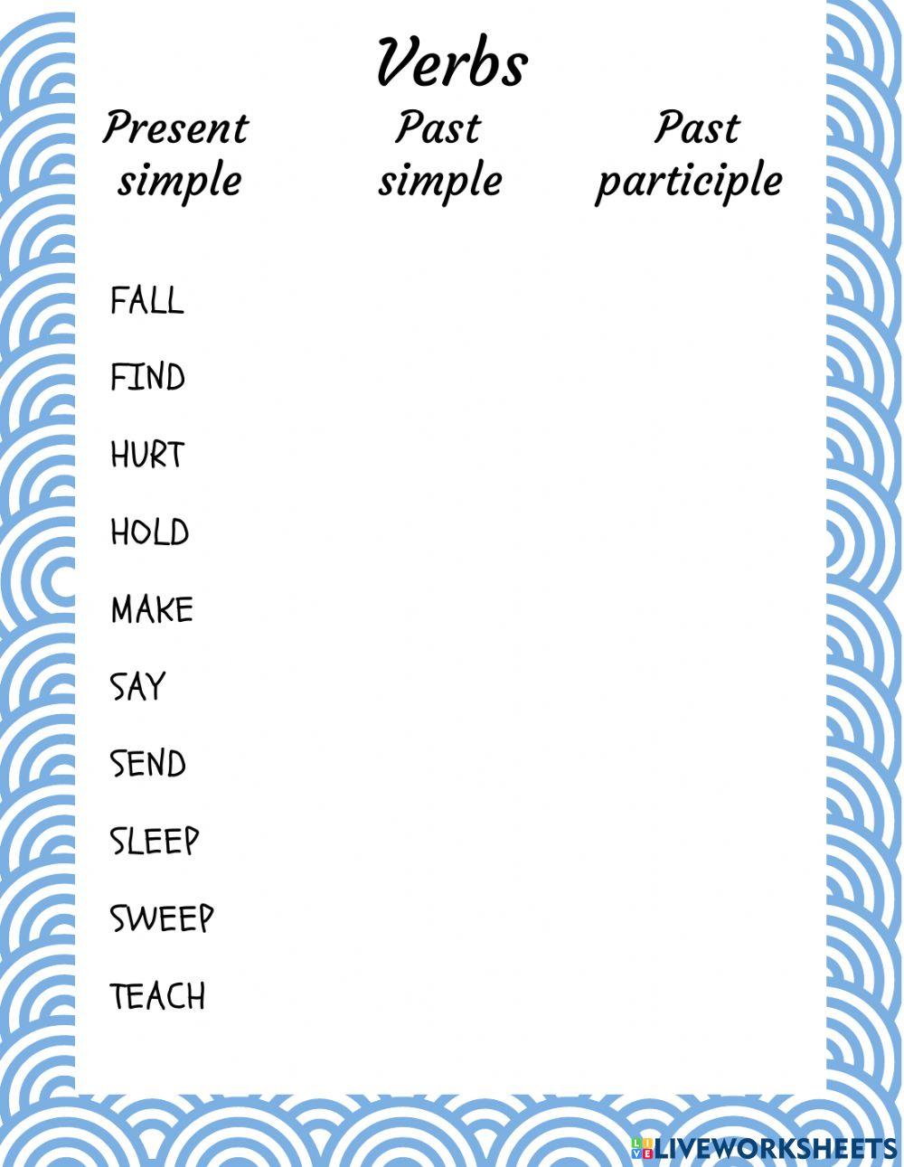 English verbs