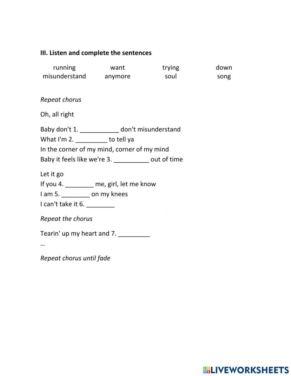 Tearing up my heart - NSYNC