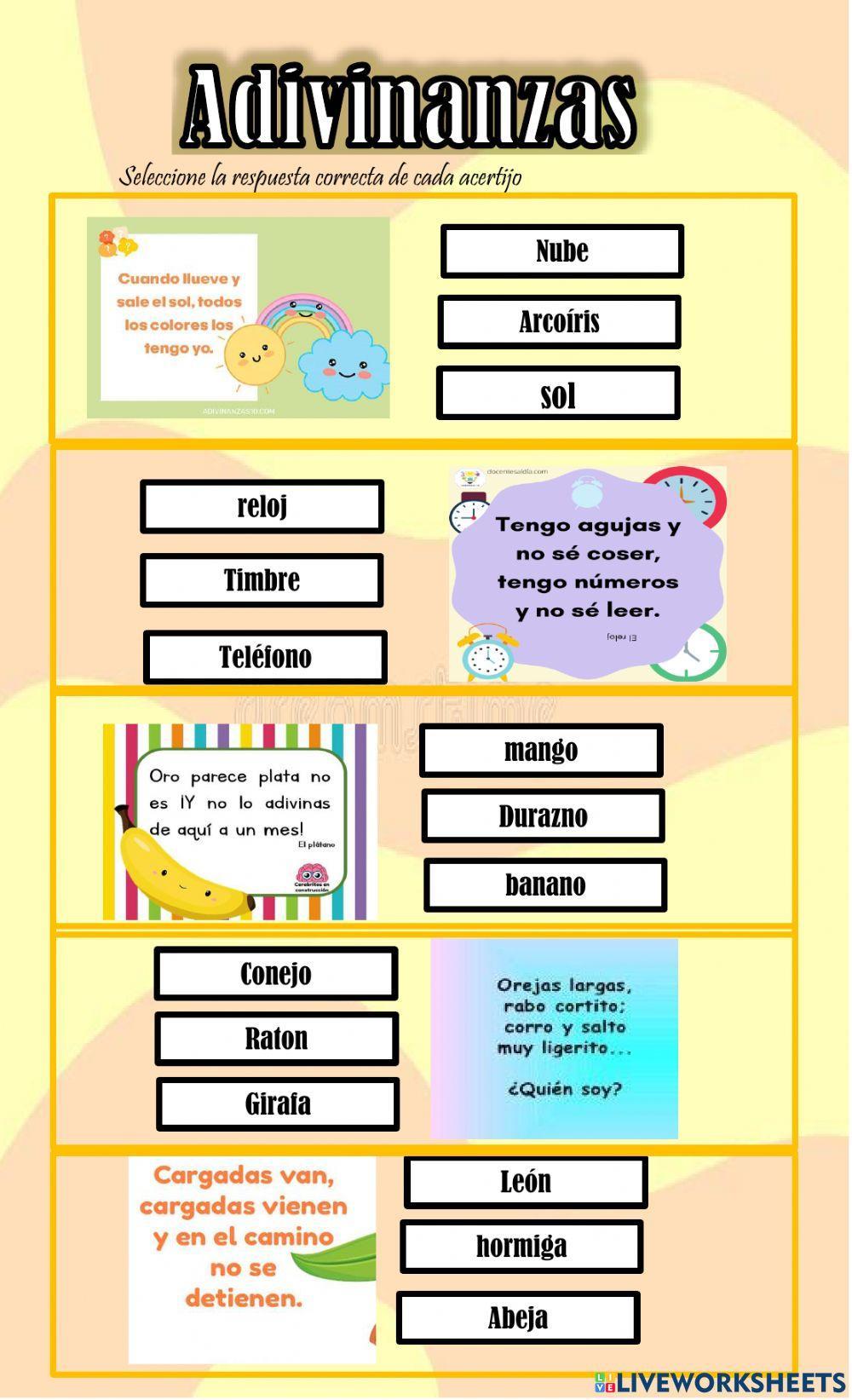 Adivinanzas