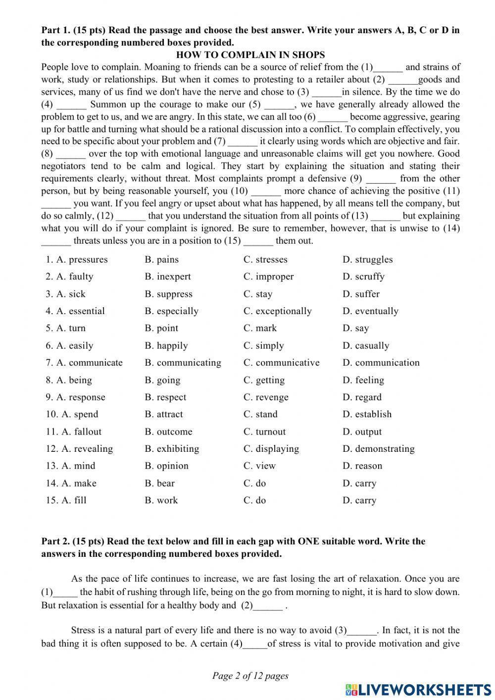 Test 21 lop 9 chuyen