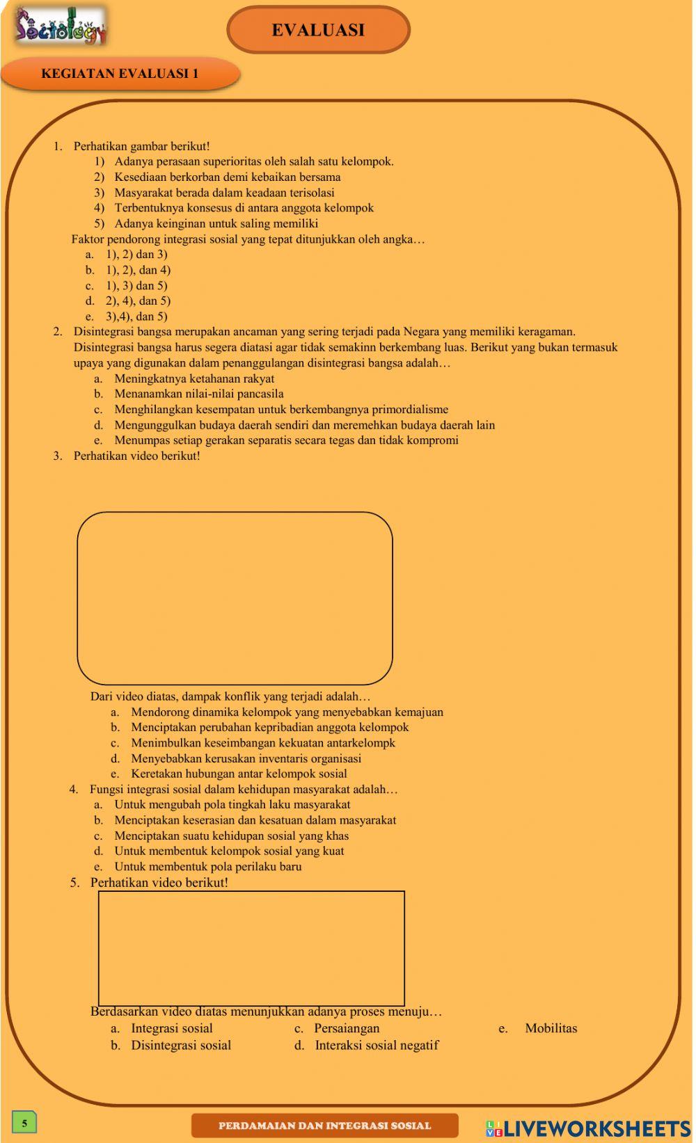 LKPD 3.2 Perdamaian dan Integrasi Sosial