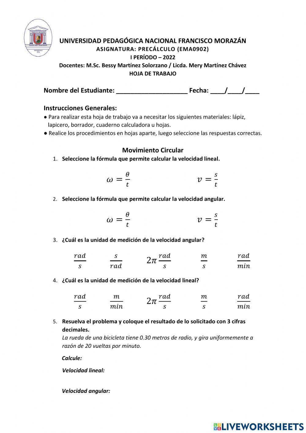 Hoja de Trabajo - Día 4