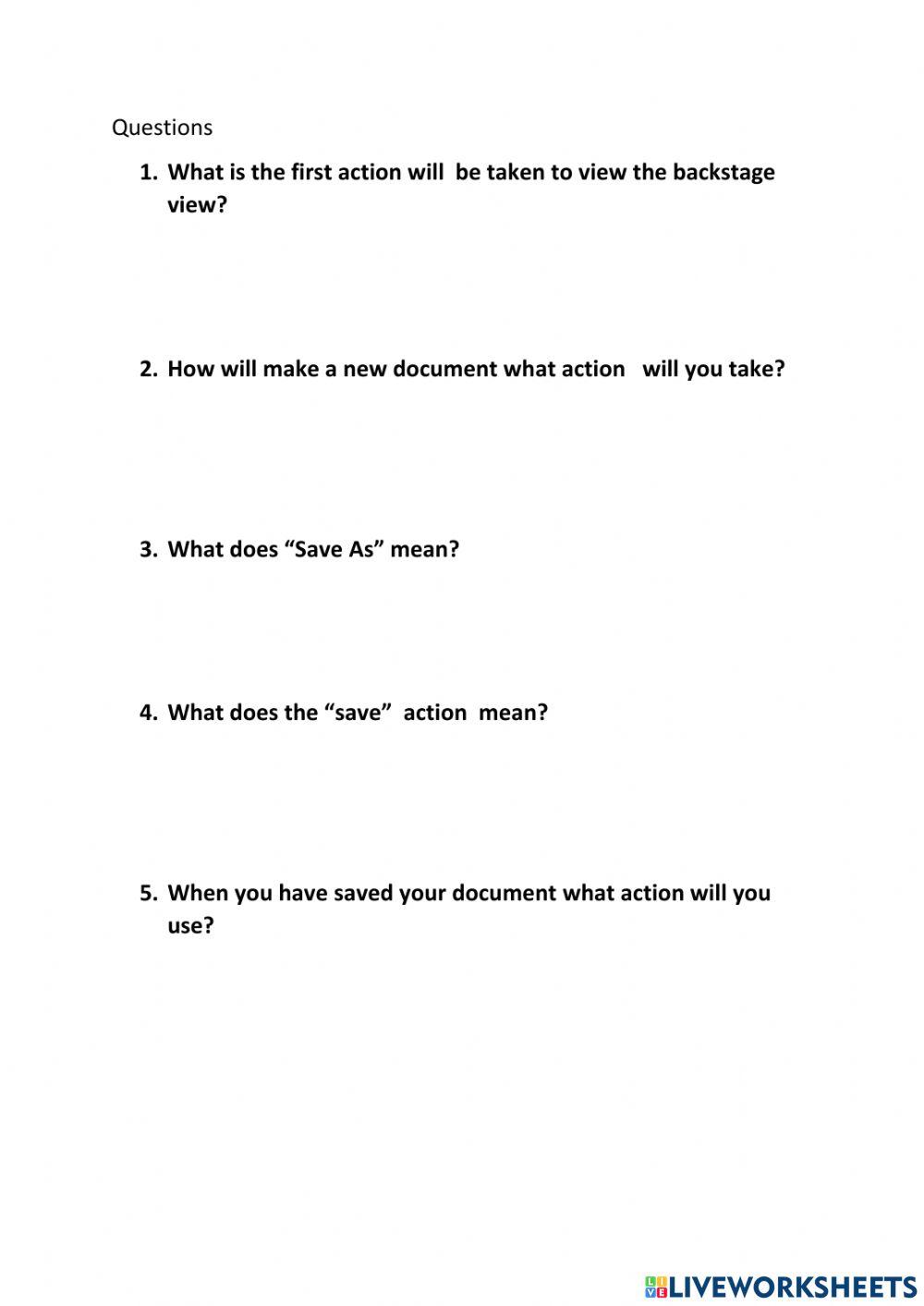 Looking at a Mucrosoft Word  Document