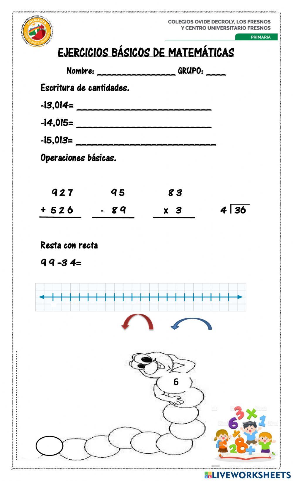 Escritura de cantidades