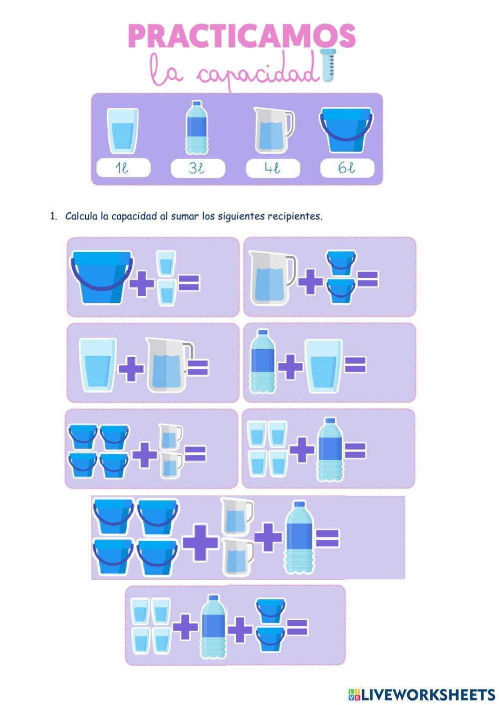 Equivalencias capacidad 6