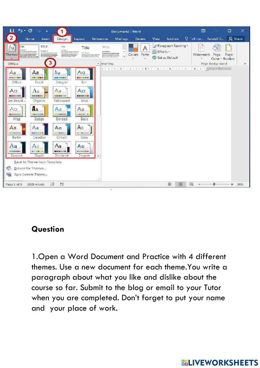 Lesson 9 Adding Themes