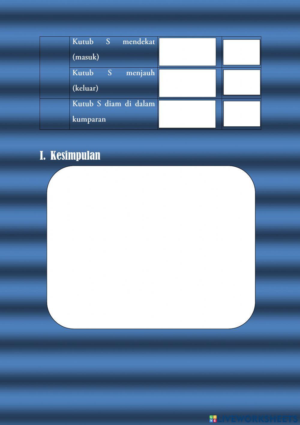 LKPD Induksi Elektromagnetik Kelas 12 Fisika