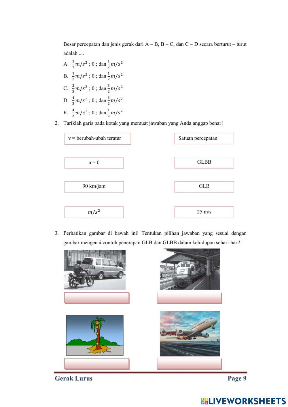 Lkpd Gerak Lurus