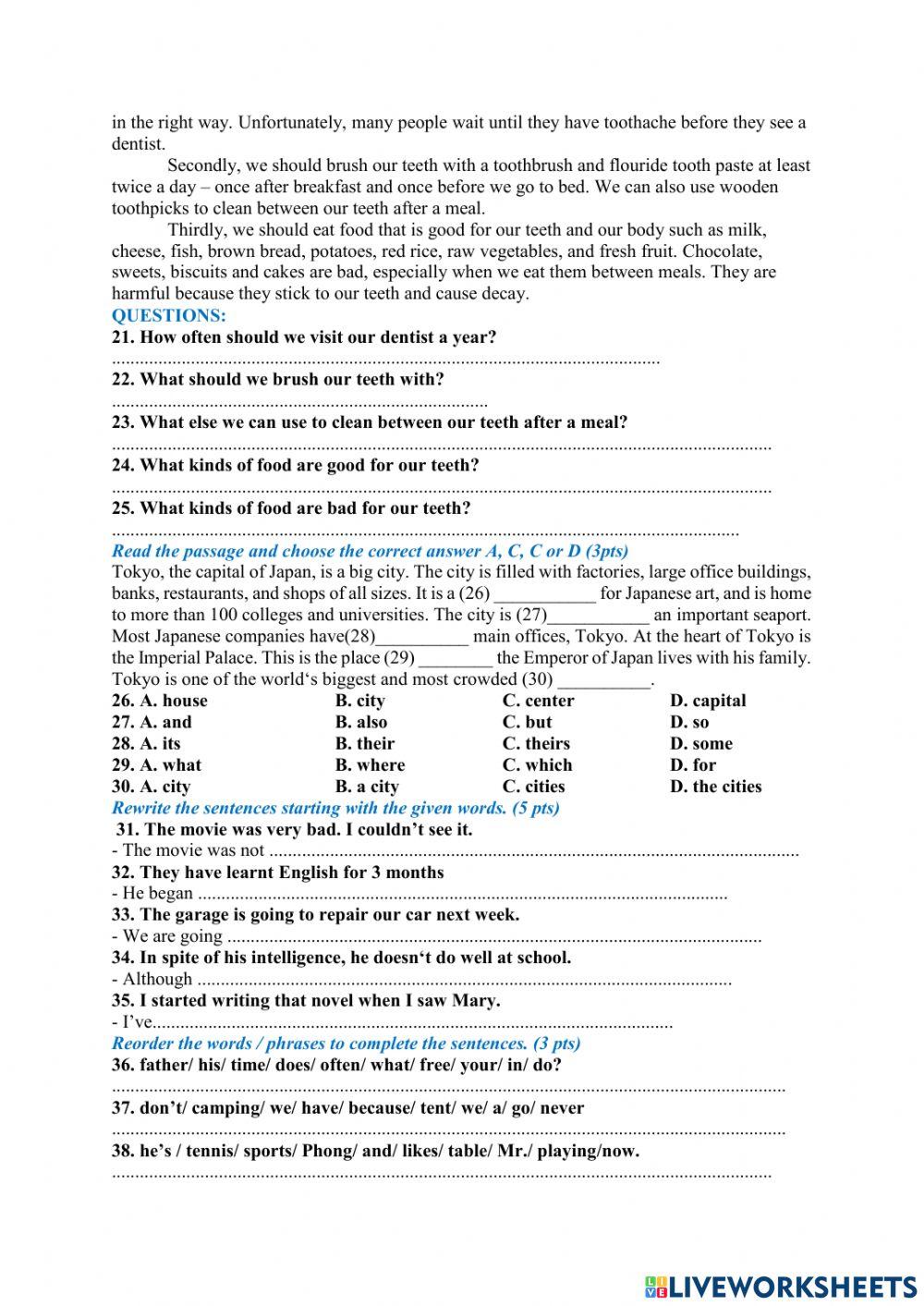 Test 5 luyện thi Lương Thế Vinh