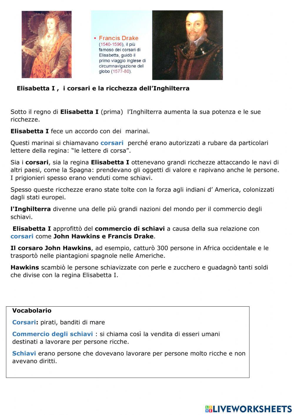 Elisabetta prima e i corsari