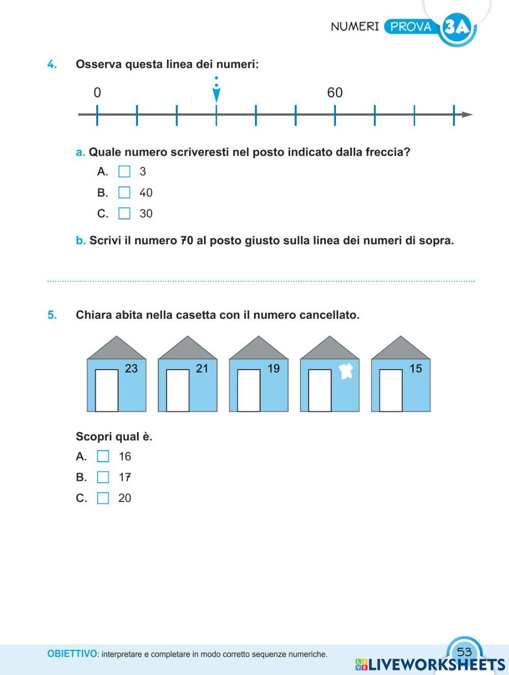 Invalsi: verifica numeri
