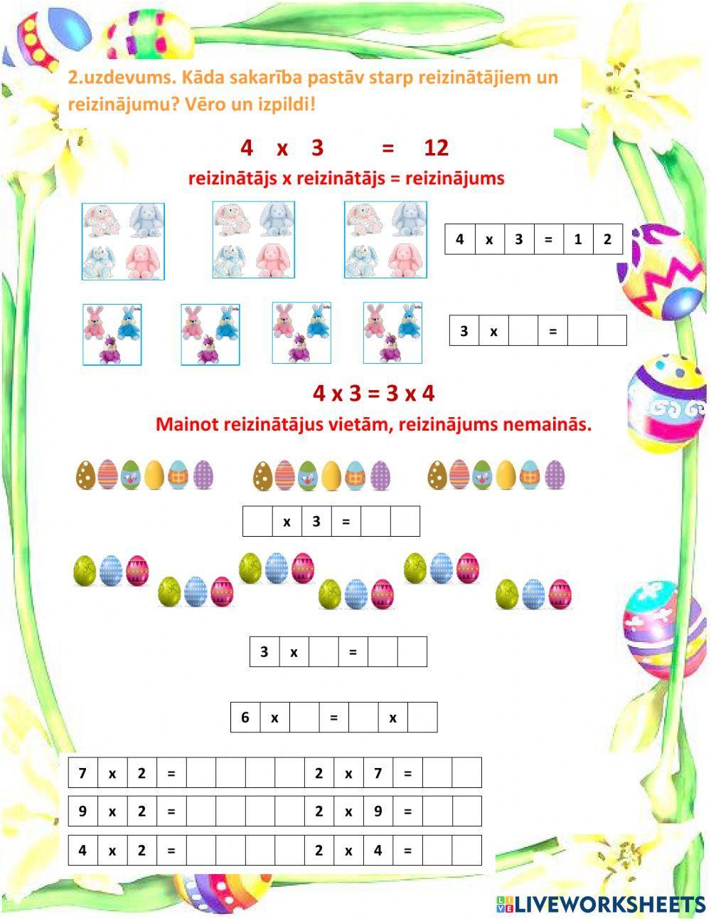 Reizinām un dalām ar 3