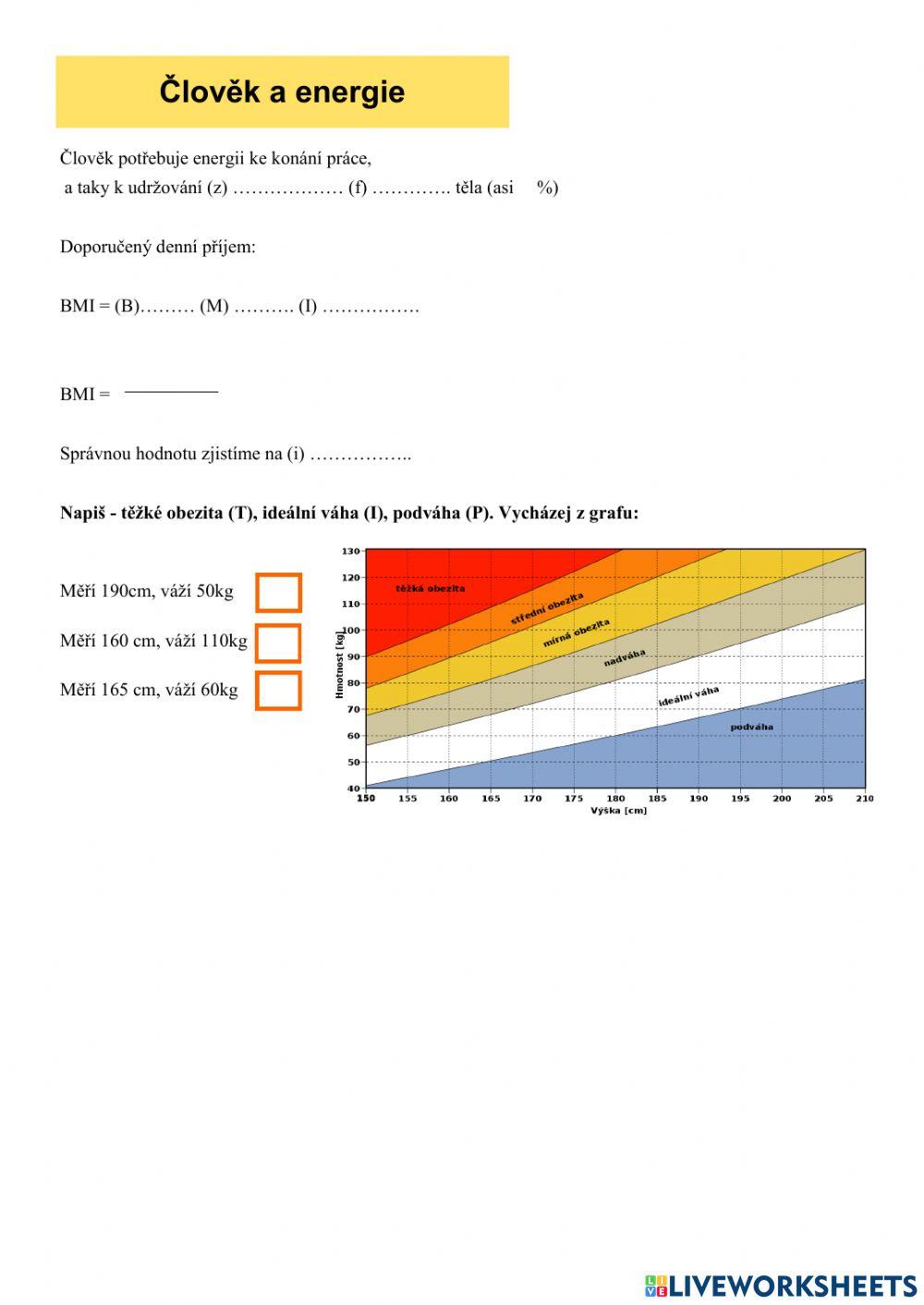 Energie - velké opakování