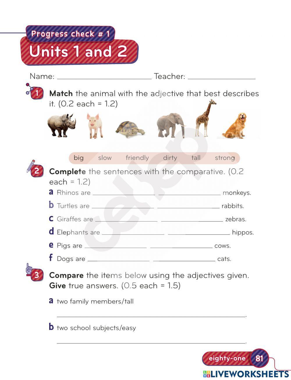 K4A Progress Check 1