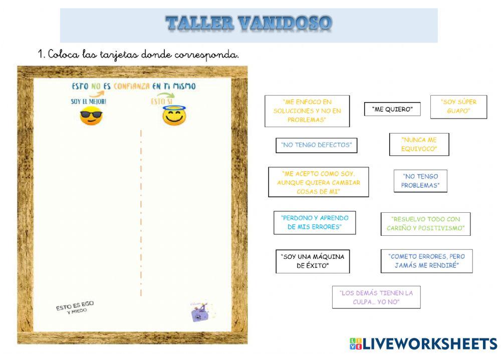 Taller Vanidoso